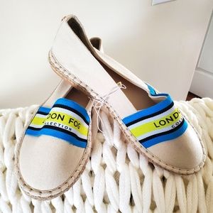 London Fog Canvas Slip-on Shoes Women's size 8